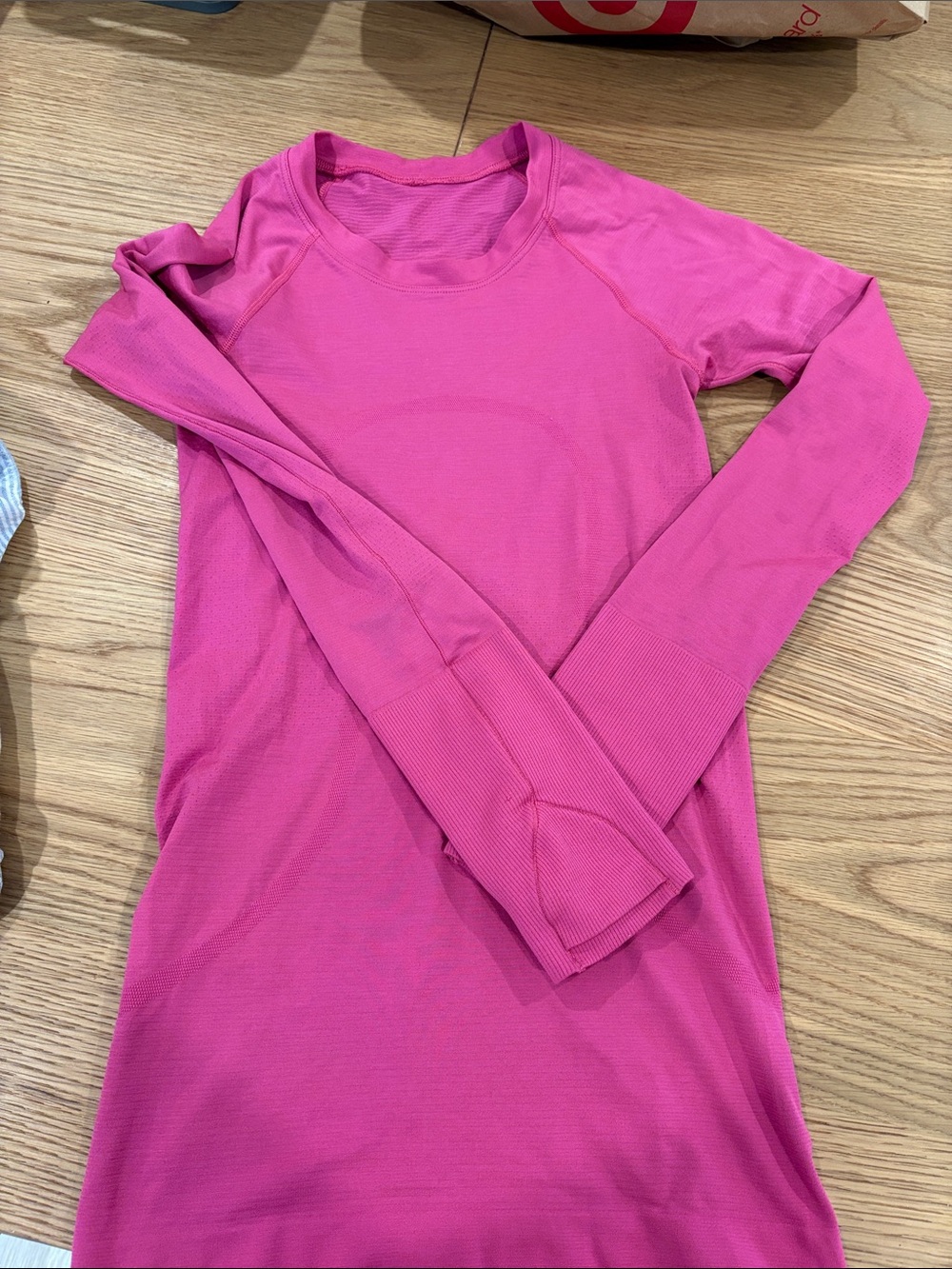 Lululemon Long Sleeve Pink Women's Performance Top